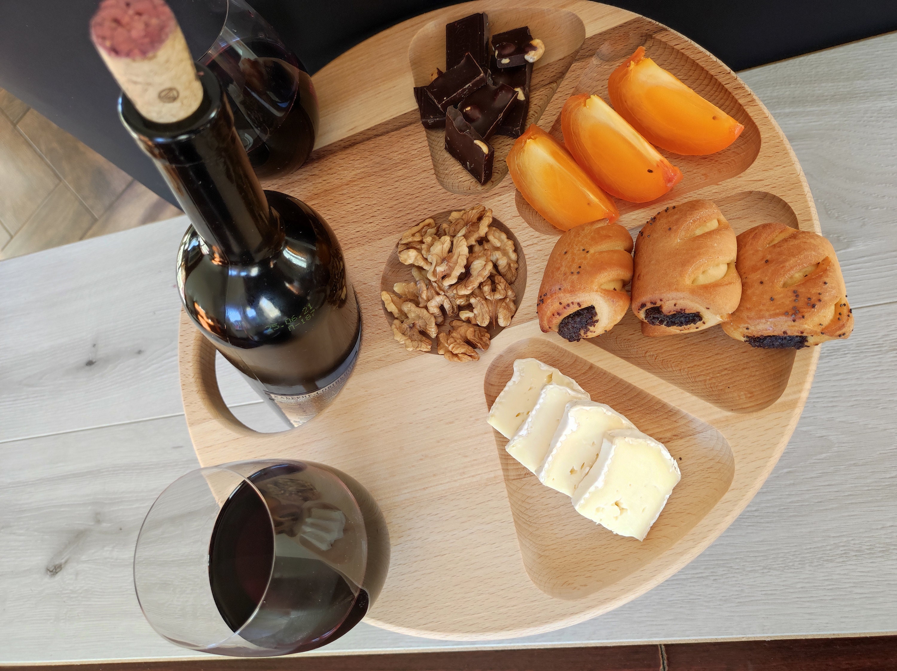 Portable Wine Table – Woodland Steelworks
