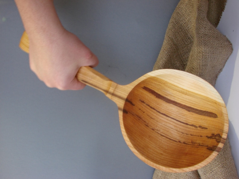 Cherry Water ladle Water dipper LARGE Wooden ladle Wooden Etsy