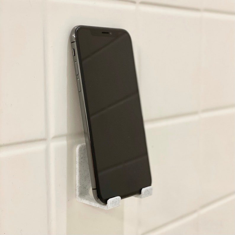 Marble Style Shower Bath Smart Phone Holder Viewer Stand Dock iPhone Android