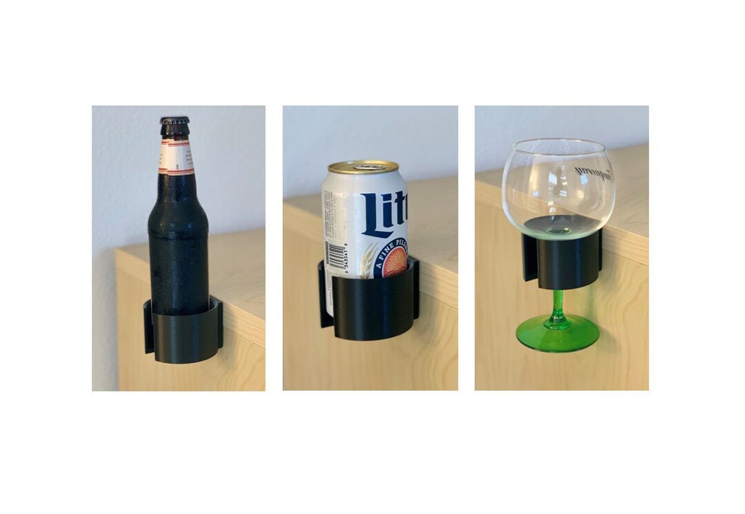 Shower Beer Wine Holder Multi Adhesive Bottle Desk Holder Shower Drink