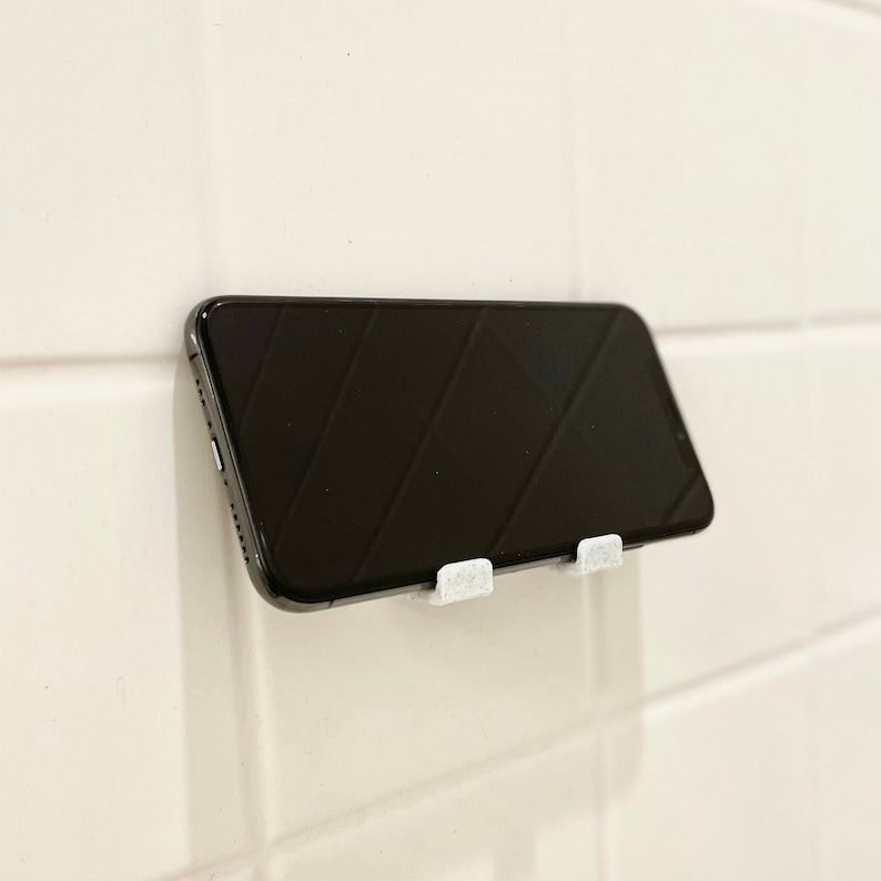Marble Style Shower Bath Smart Phone Holder Viewer Stand Dock iPhone Android
