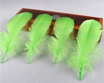 High Quality Natural Color Dyed Goose Feathers 100pcs/lot 13-18CM 5-7inch DIY Jewelry Decoration Plumes and Feathers for Crafts #7