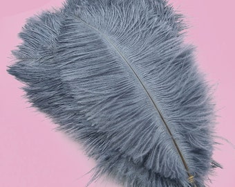 Discount item 100pcs ostrich feather for wedding table centerpiece,feather centerpiece,gray ostrich feathers,wedding table decoration AAA