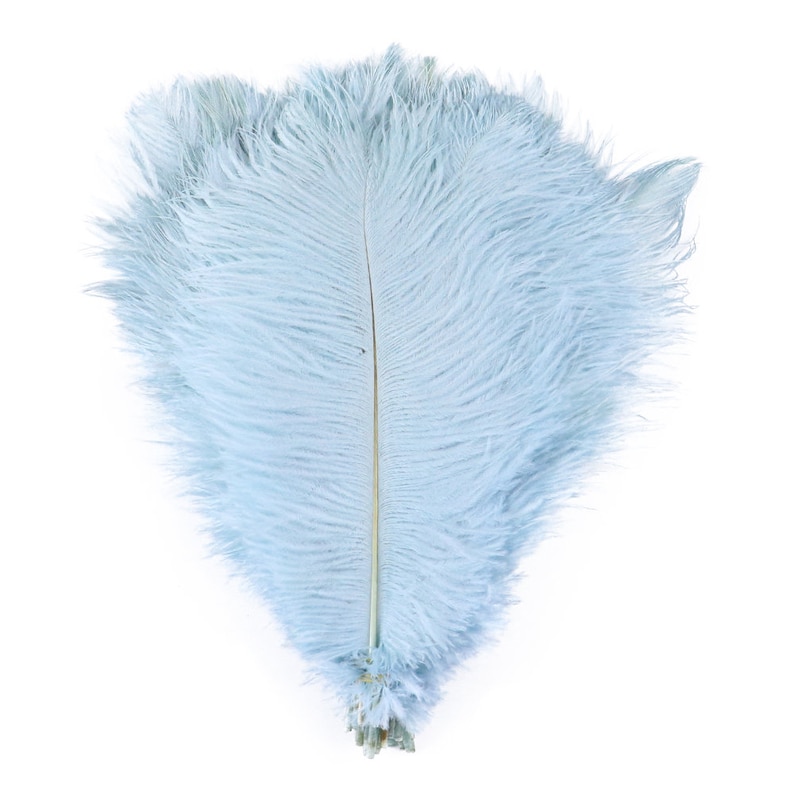 100 PCS Light Blue Ostrich Feather Wedding Party Prom Charity Etsy