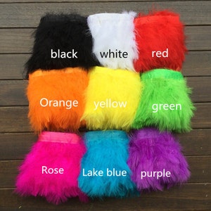 Handgefertigt 10M / Lot 10-15cm / 4-6inch / 10 Farben verfügbar Türkei Marabou Feder Borte Feder Fransen