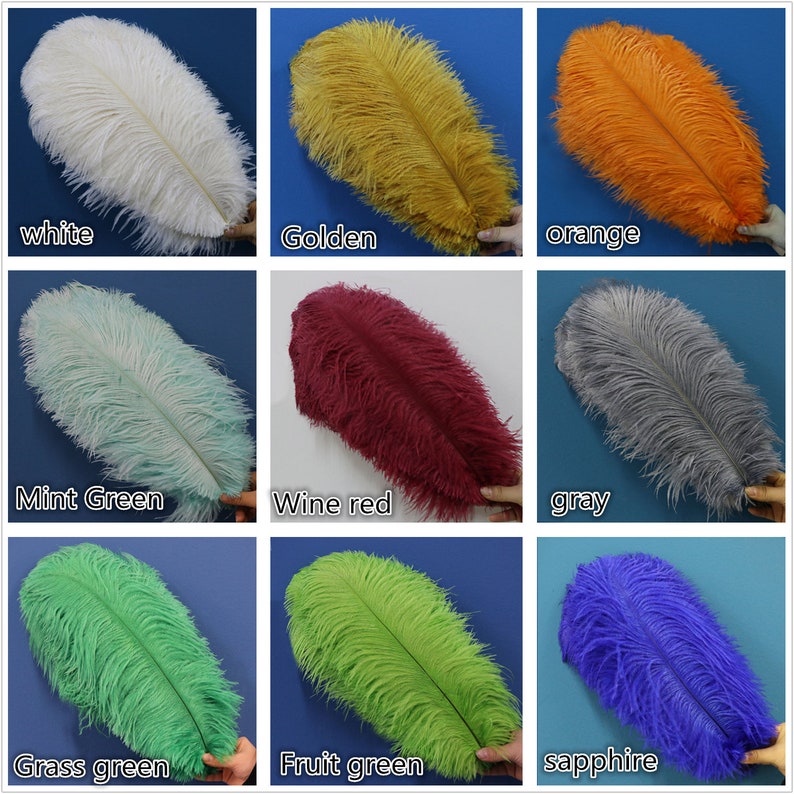 100PCS AAA Quality 6-32 Inch Ostrich Feather Wedding Party - Etsy