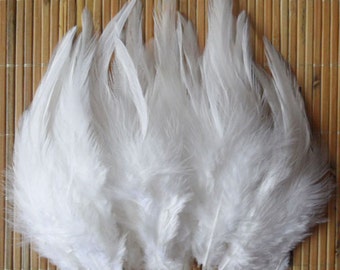 Natural beautiful 100-1000 PCS/ a lot of beautiful white neck pheasant feathers 10-15 cm / 4-6 inches