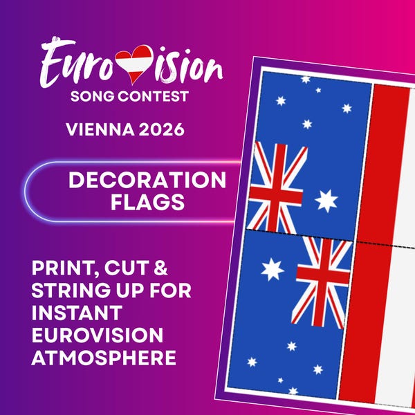 Eurovision 2026 Flags - Etsy UK