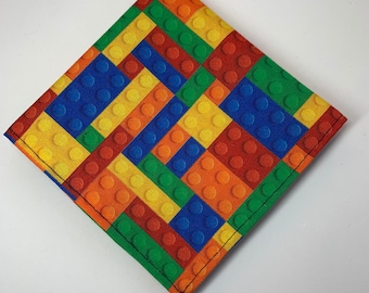 Building Blocks Cotton Pocket Square