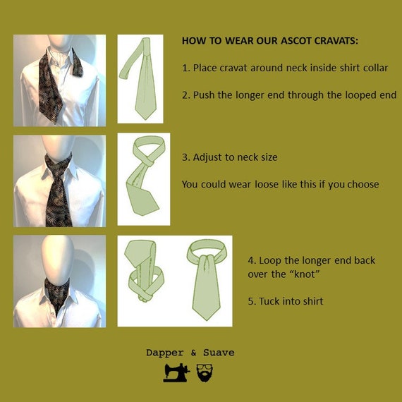 A Gentleman's Guide to Wearing a Cravat or an Ascot