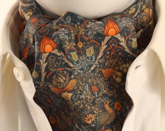 Heritage Aviary (Morris Inspired) Ascot Cravat