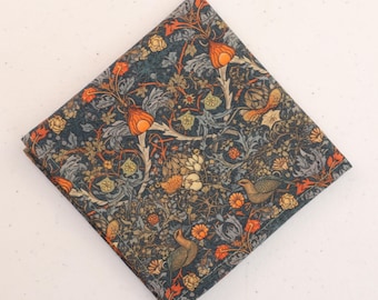 Heritage Aviary (Morris Inspired) Pocket Square