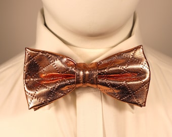 Rose Gold Bow Tie – Pre-Tied Butterfly Style