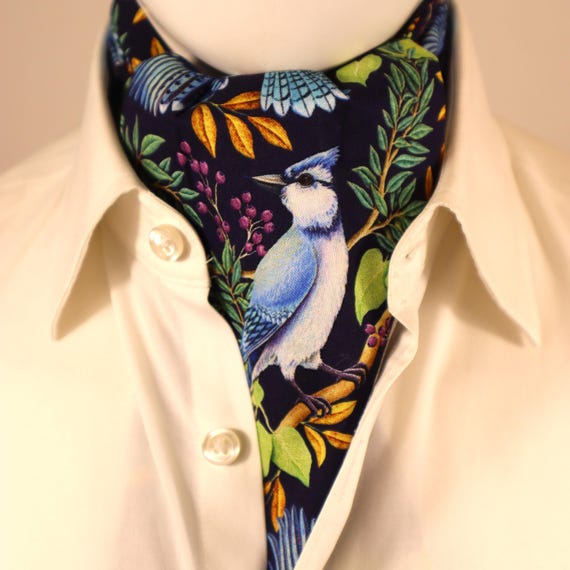 Blue Jay Ascot Cravat