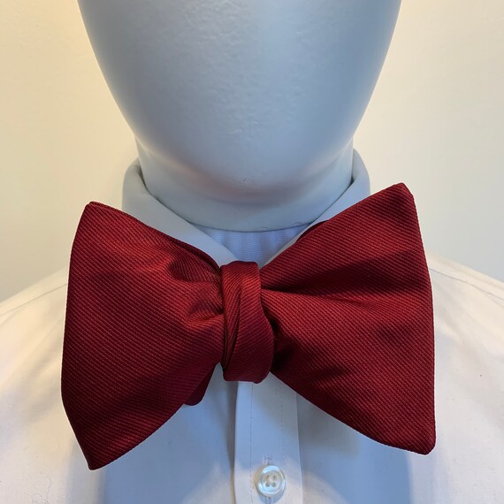 Plain Vintage Self Tie Bow Tie - Resilio R14 - image 7
