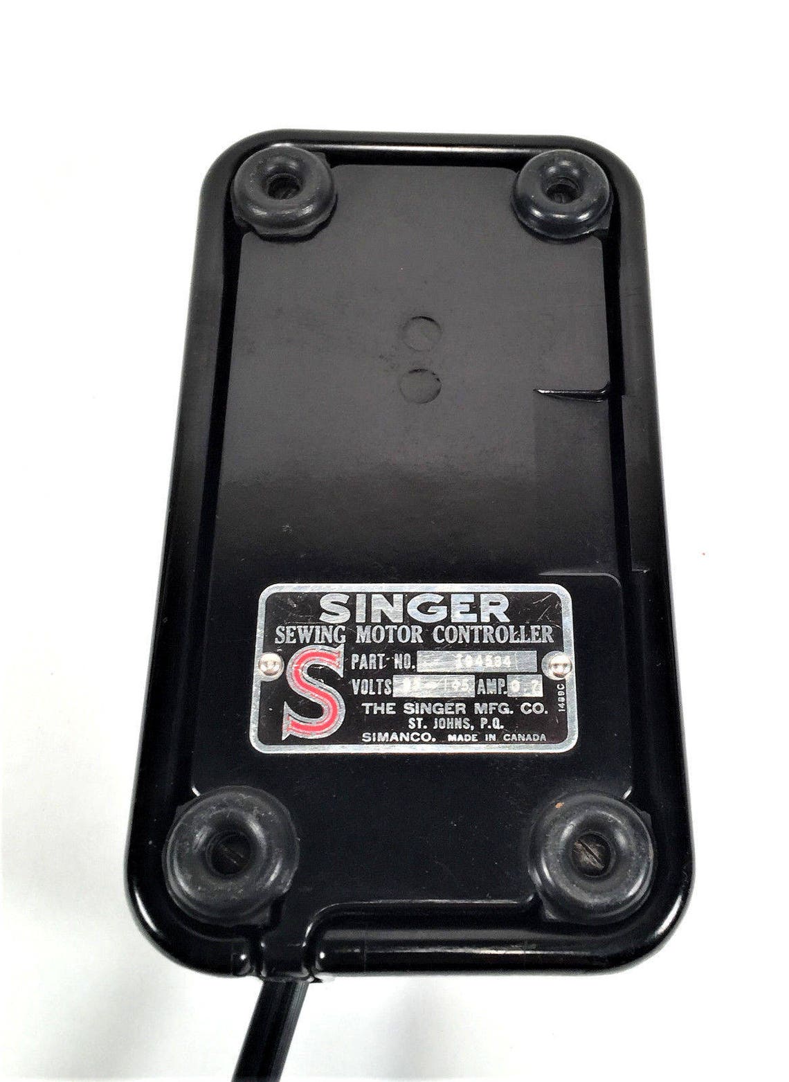 Singer Featherweight 221 Bakelite Foot Pedal Motor Speed Etsy