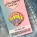 Pastel Rainbow Shell Enamel Pin - Etsy
