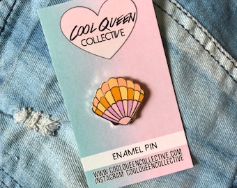 Sunrise Shell Enamel Pin
