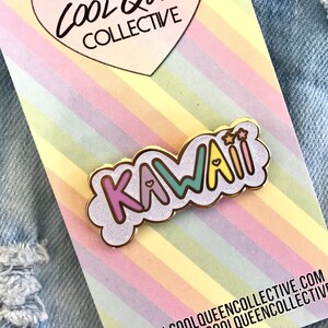 Kawaii Cloud Bubble Enamel Pin