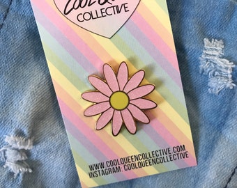 Daisy Enamel Pin