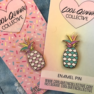 Rainbow Pineapple Enamel Pin