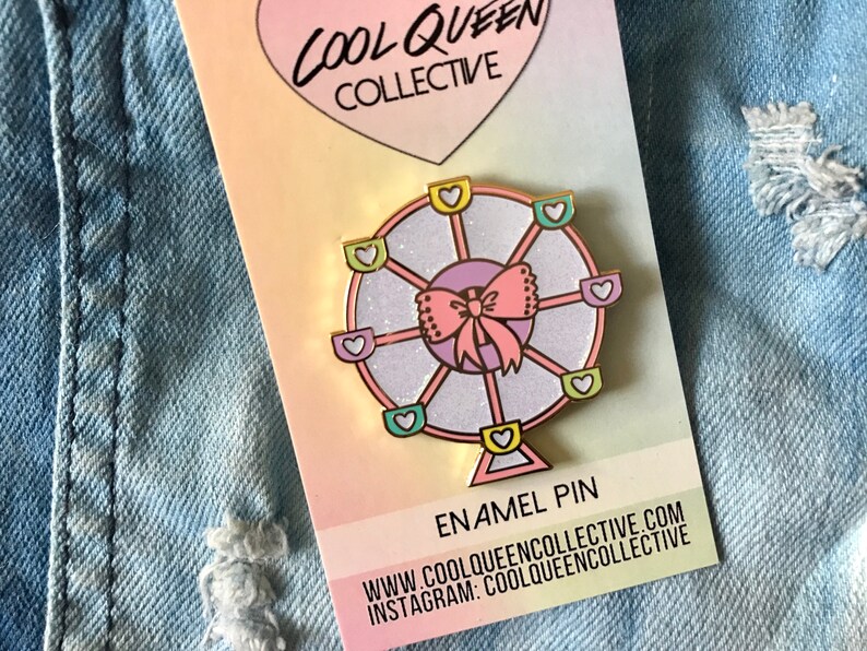 Ferris Wheel V. 2 Enamel Pin - Etsy