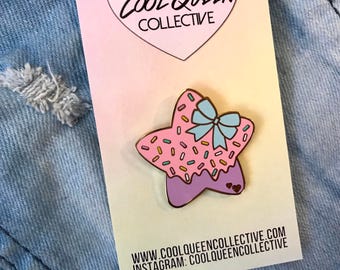 Star Bow Sprinkles Enamel Pin