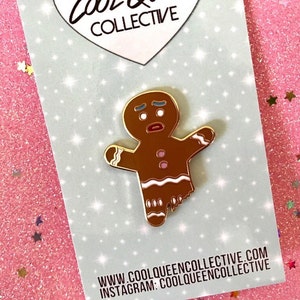 Gingerbread Man Enamel Pin