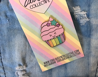 Cupcake Enamel Pin