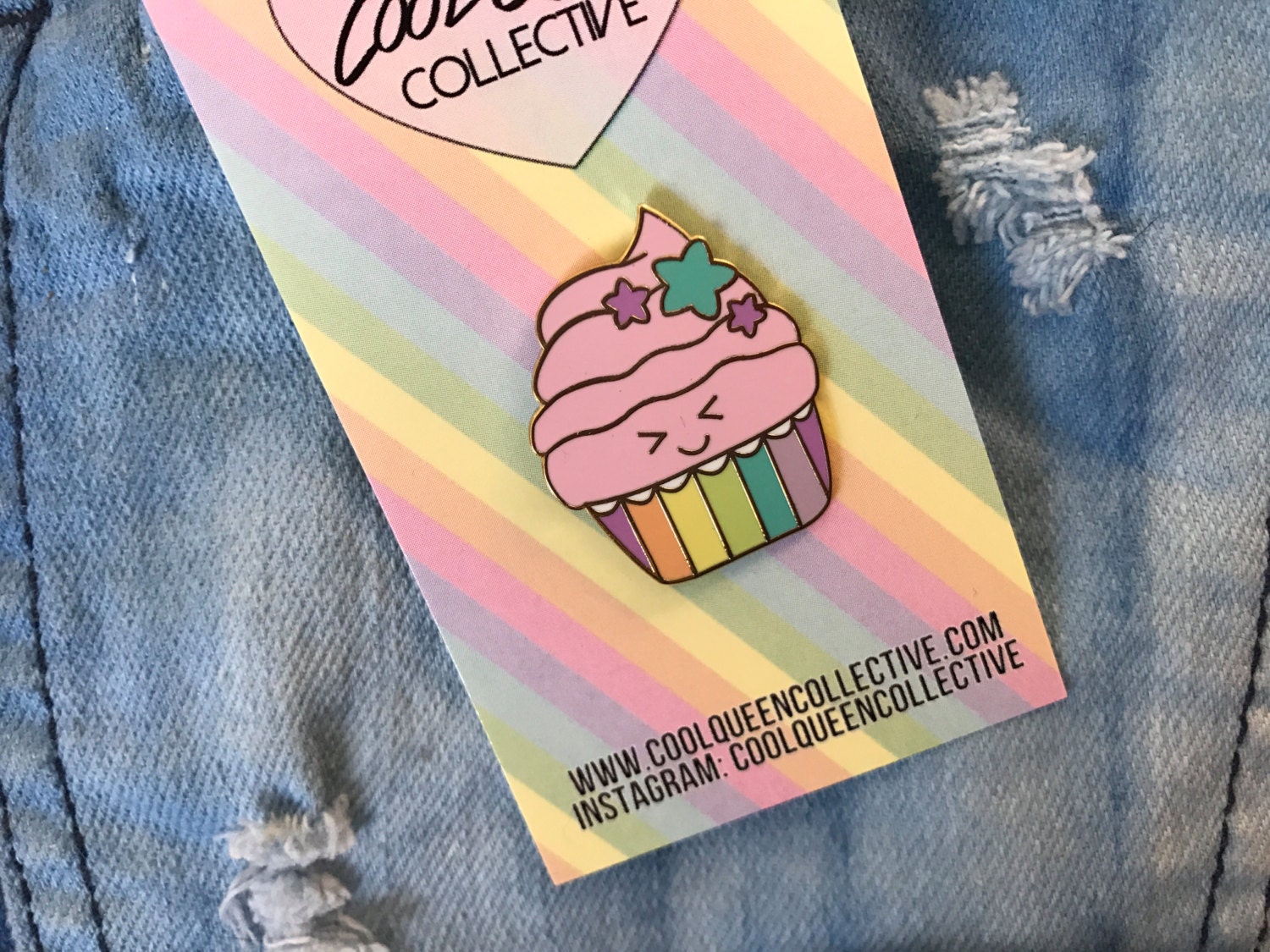 Cupcake Enamel Pin