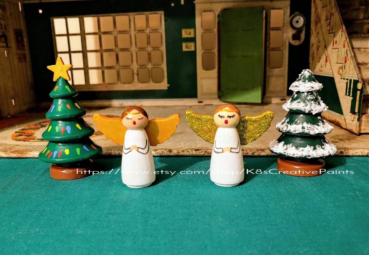 etsy wooden peg dolls