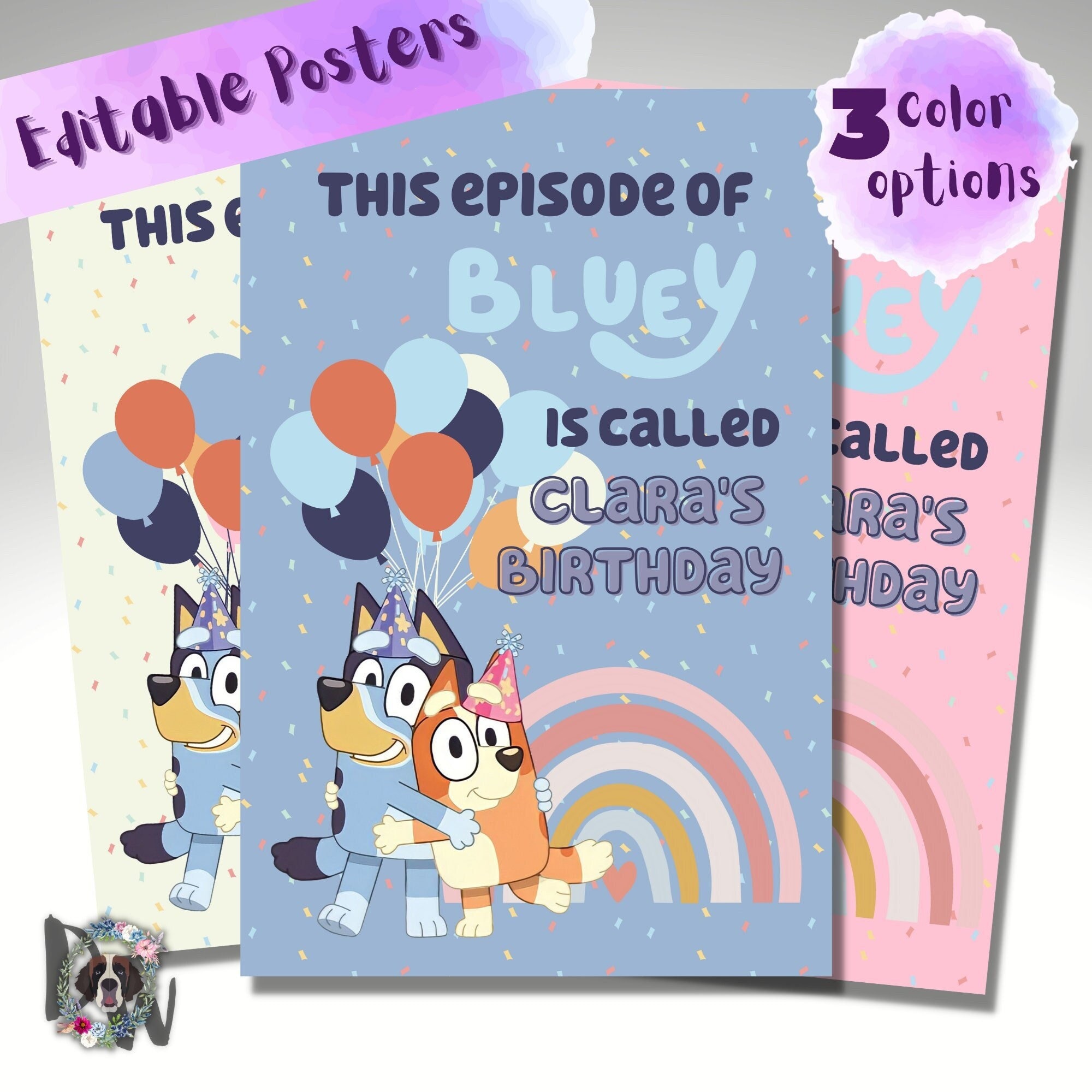 Bluey Birthday - Etsy