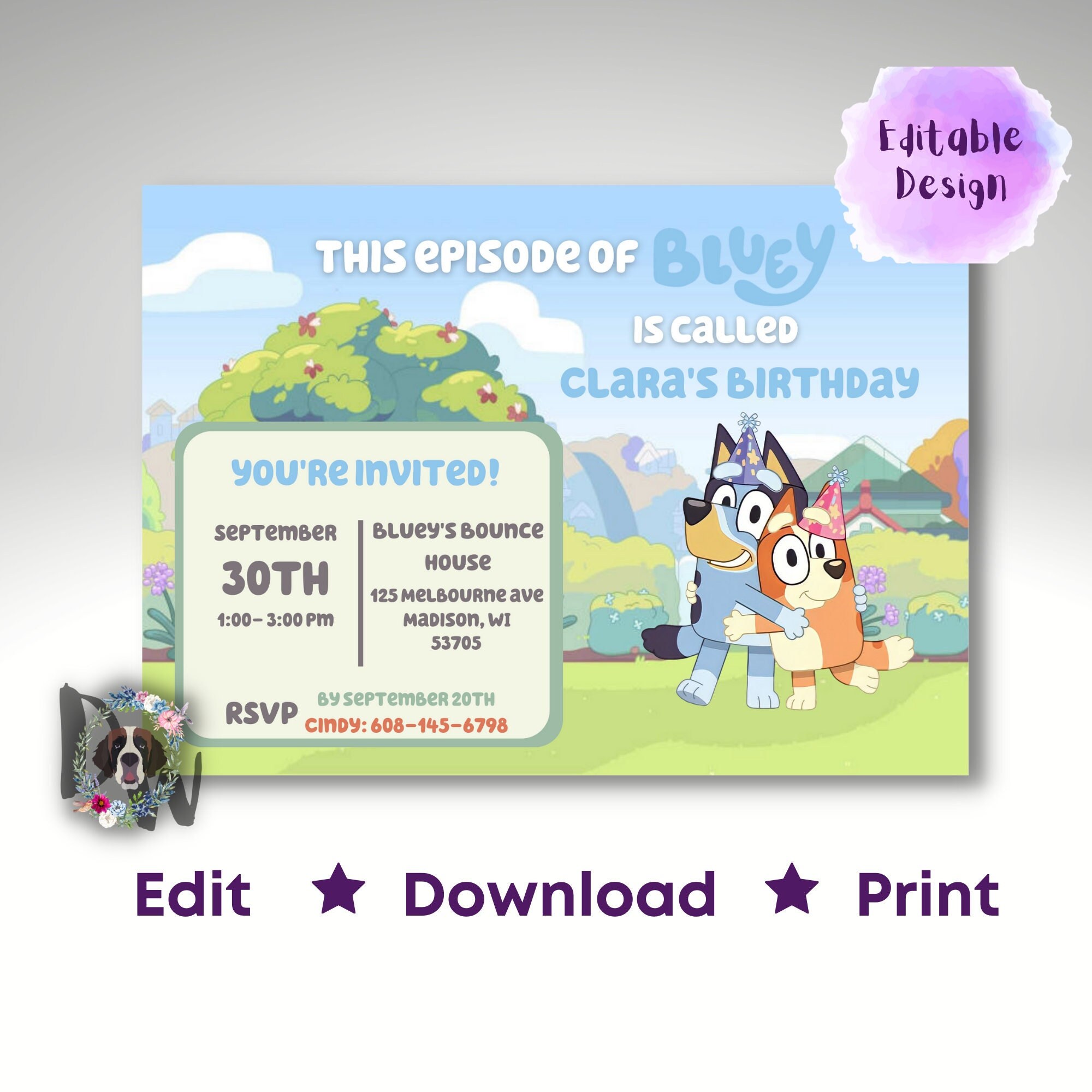 Bluey - Etsy