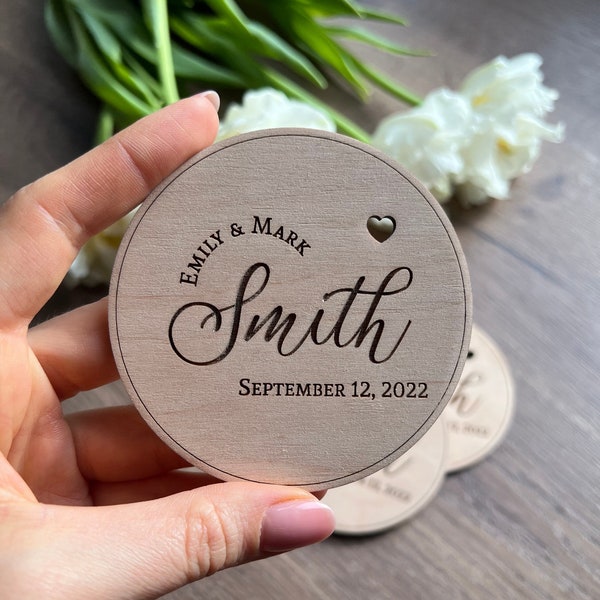 Personalized Wood Coasters/Wedding Coasters in Bulk/Engraved Coaster/Custom Coasters/Wedding gift /Housewarming/Rustic Wedding Favors