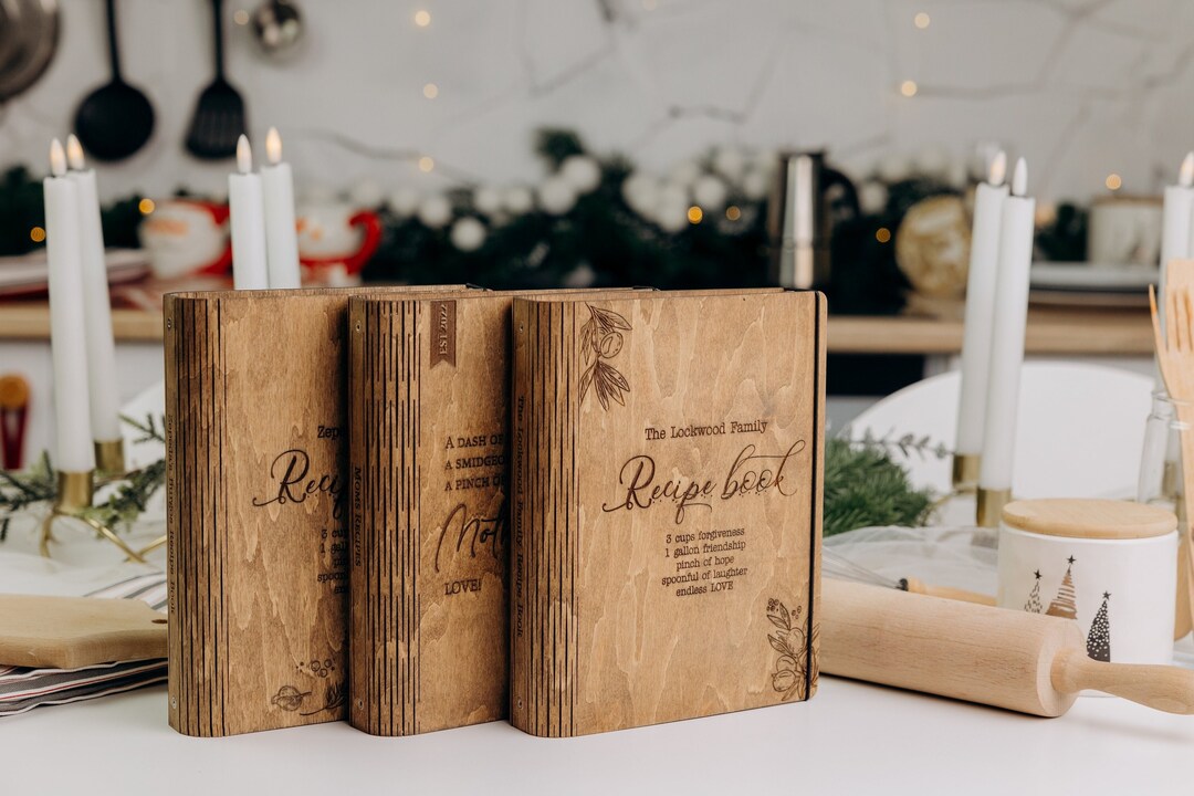 Custom Recipe Book/ Recipe Book Binder/ Family Cookbook/ Bridesmaid