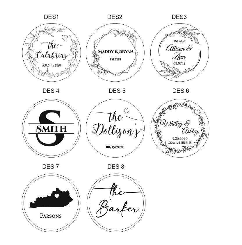 Coasters Wedding Coasters Wooden Coaster Save the Date Etsy