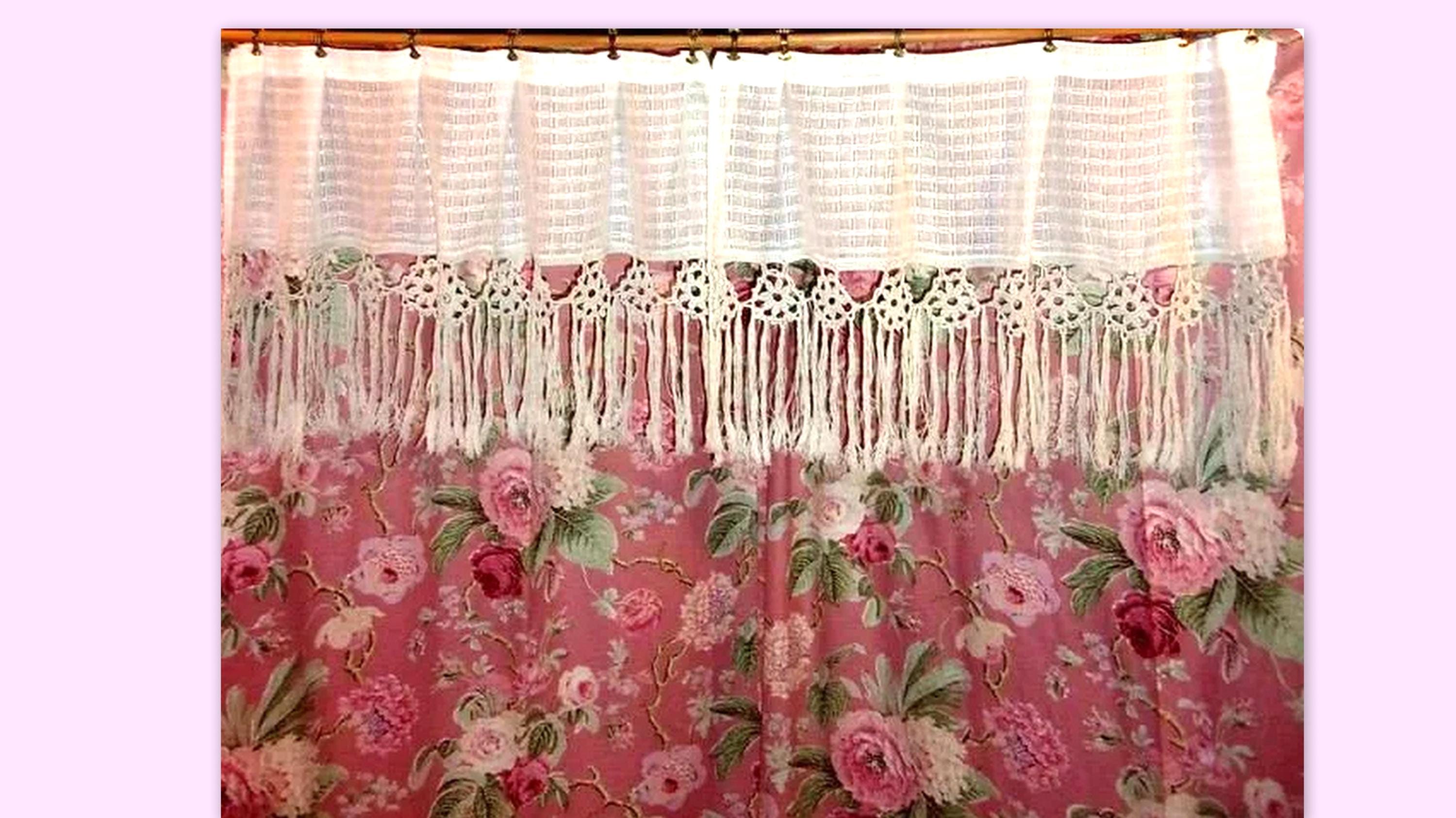 WELROG 1 Yard Garniture à Franges Perlées - 6 In/15 Cm Large Frange