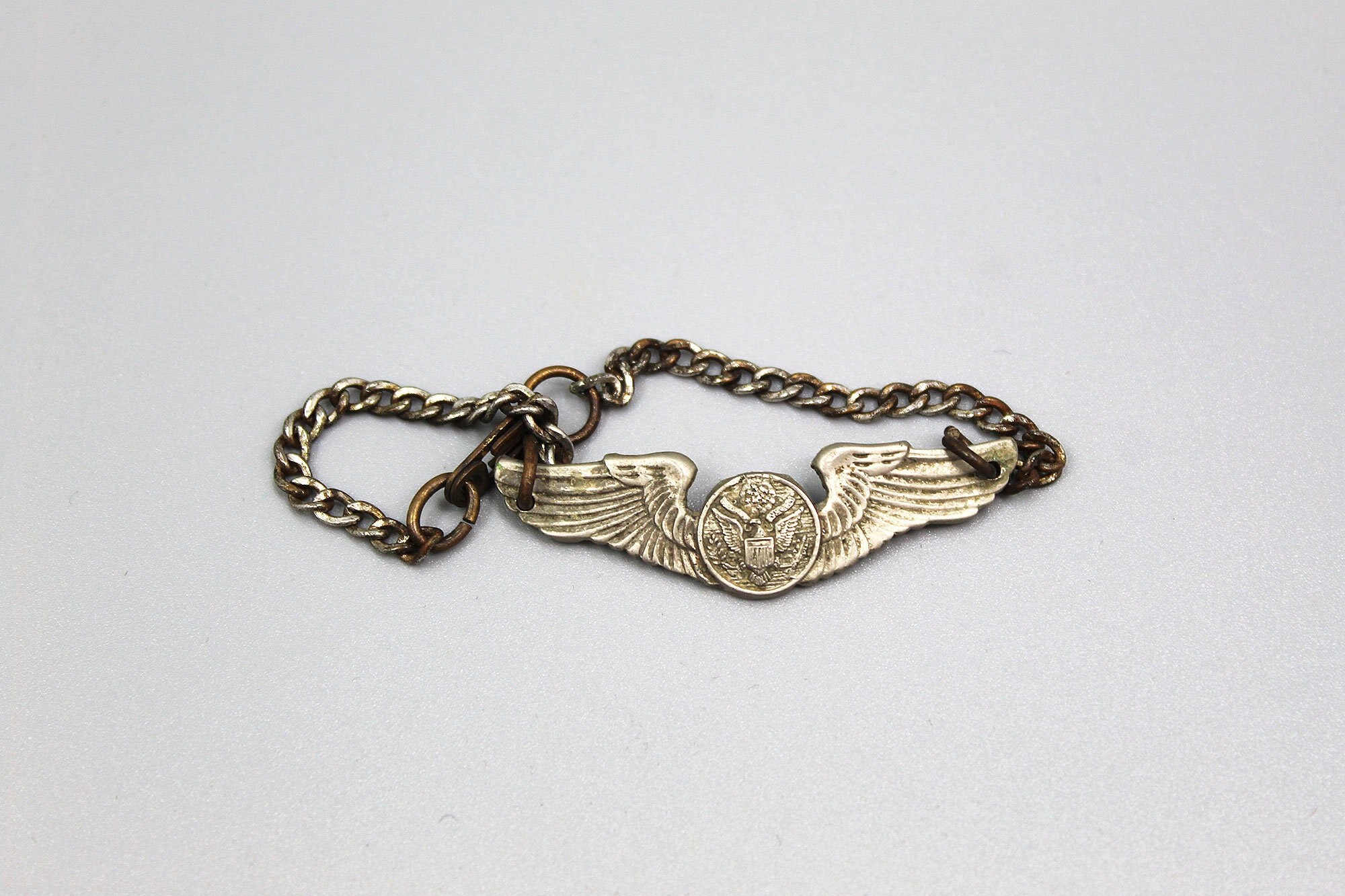 ヴィンテージ WWII 米陸軍航空爆撃隊 ID SILVER仕様 ブレスレット