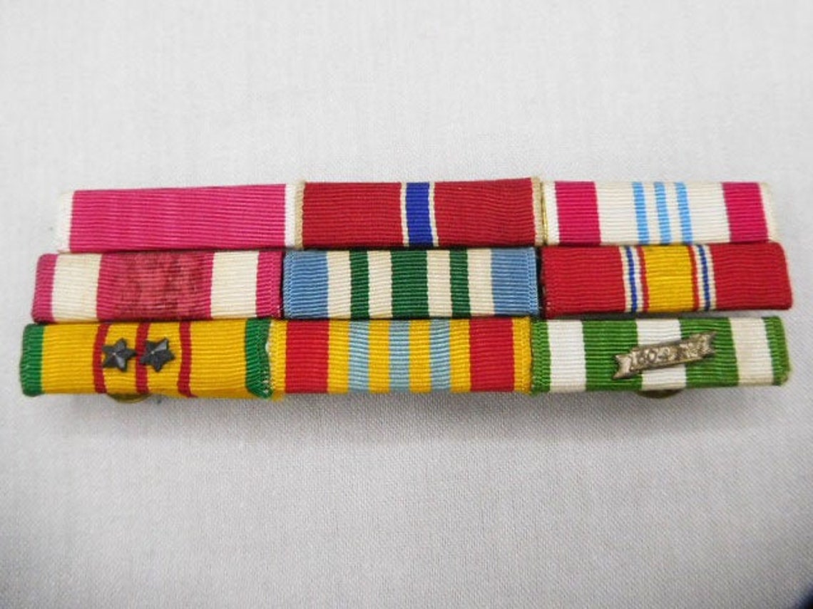 US Army Ribbon Bar Vietnam Era . YMU4397 Etsy