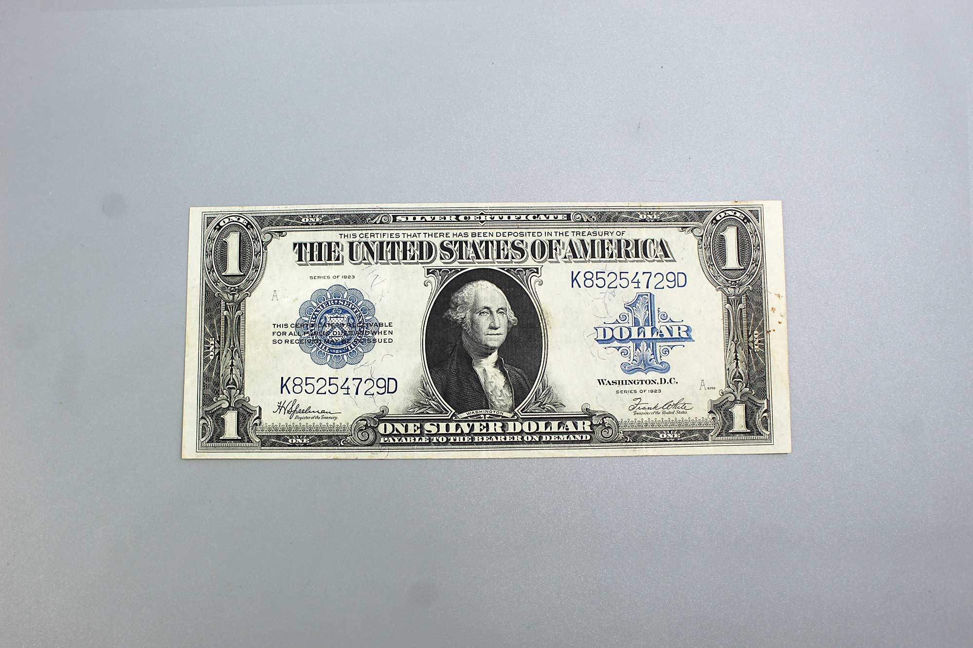 1923 One Dollar Large CERTIFIED PCGS Extremely Fine 40 PPQ Silver  Certificate 