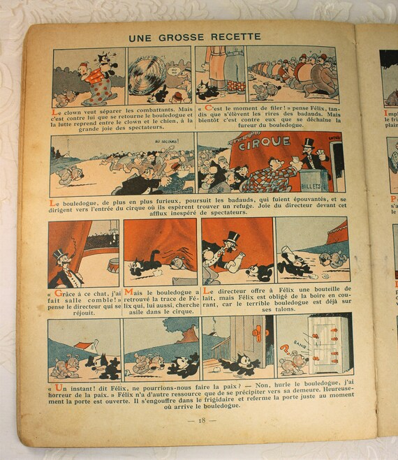 Vintage Comic Strip Felix Et La T S F 1936s Etsy