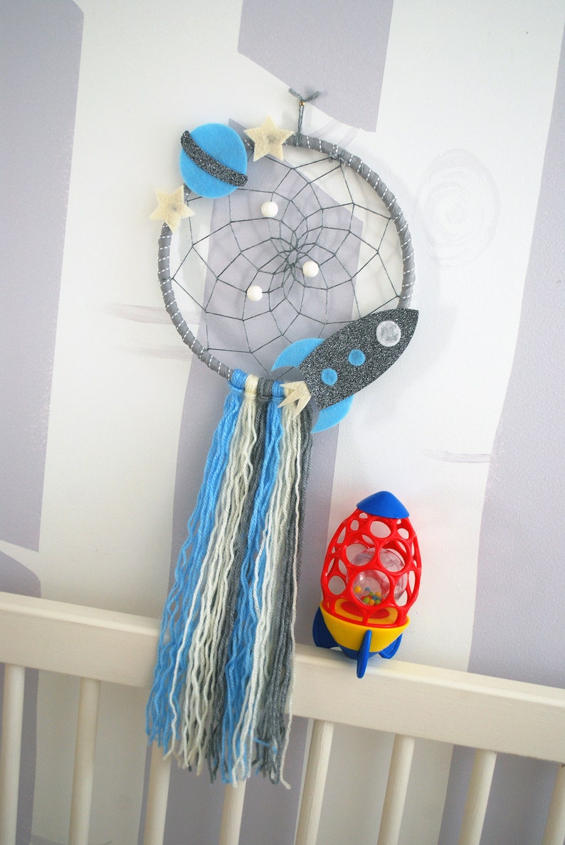 Rocket Dreamcatcher Kids Room Dream Catcher - Etsy UK