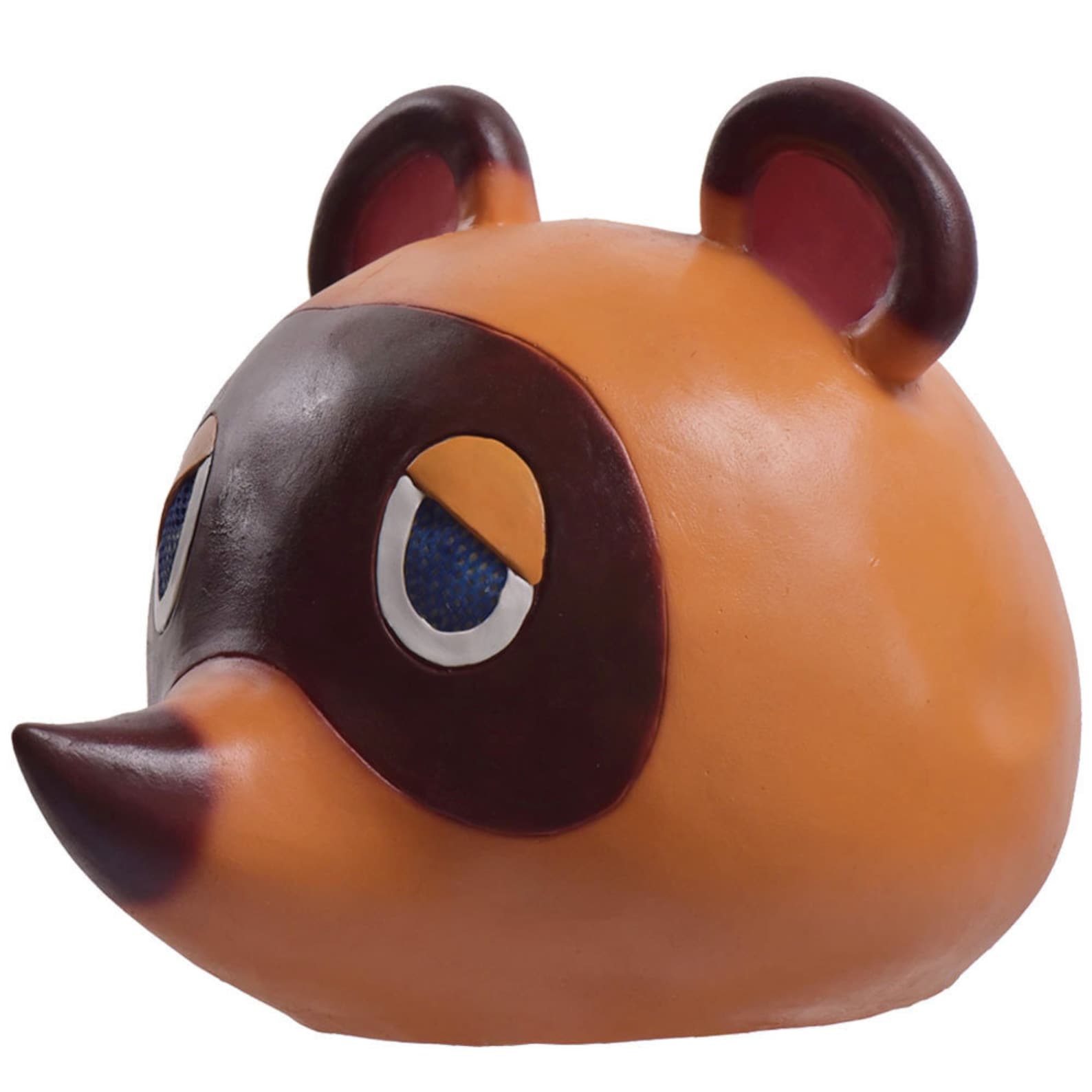 Animal Crossing Tanuki Mask Latex Headgear Halloween Cosplay Etsy