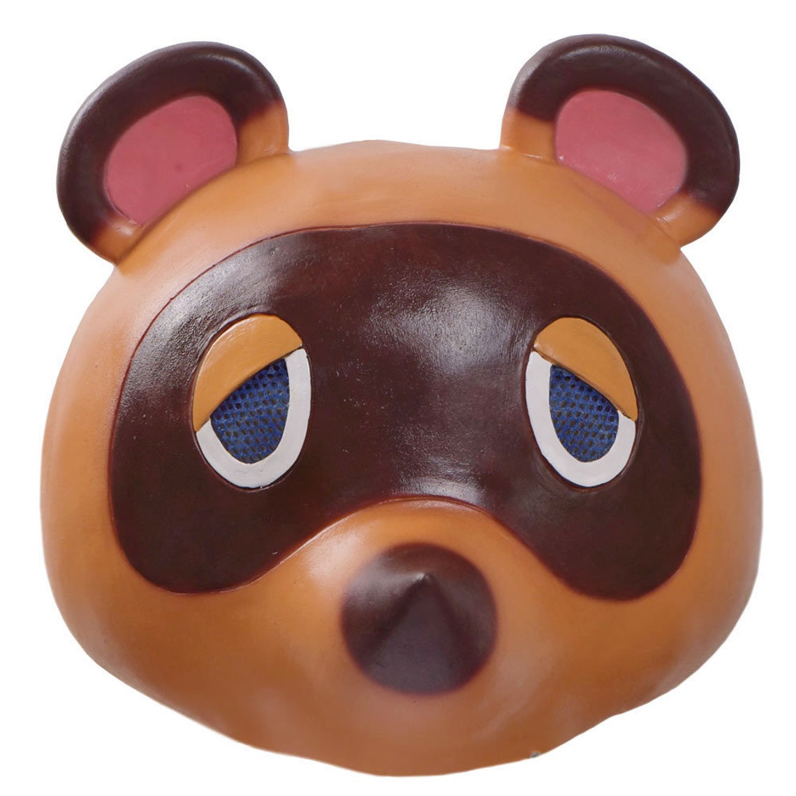 Animal Crossing Tanuki Mask Latex Headgear Halloween Cosplay Etsy