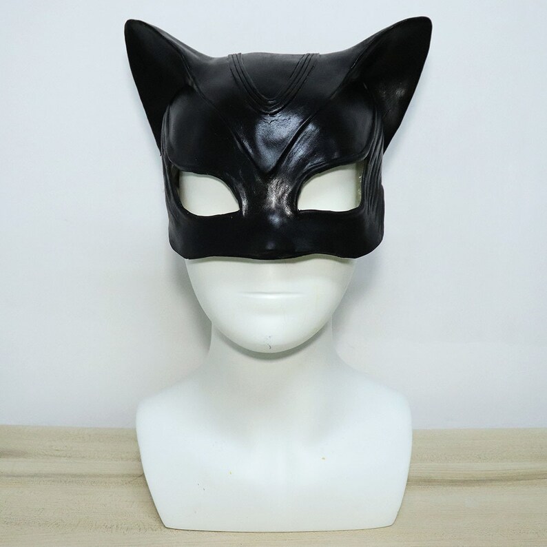 Catwoman Mask Cosplay Accessories Costume Batman Halloween For Etsy
