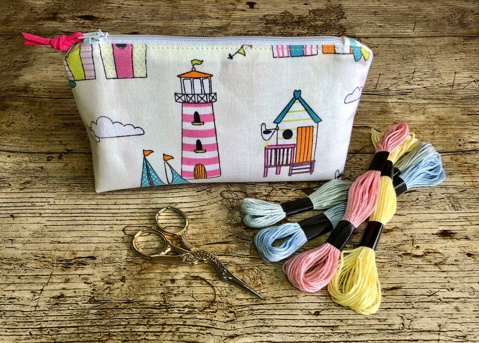 Sewing Notion Case / Notions Bag / Accessory Bag / Cross Etsy