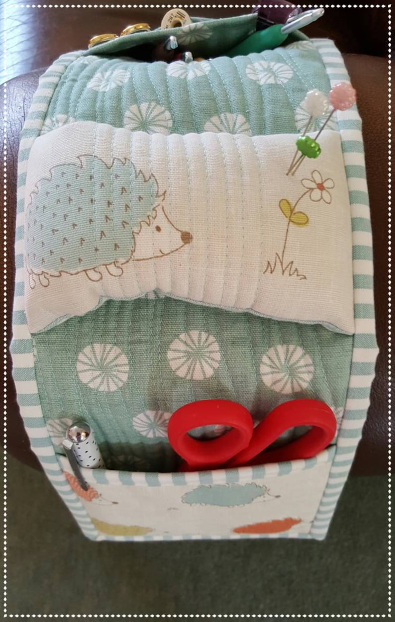 Chair Tidy Pin Cushion Sewing Tidy Sewing Organiser Crafting Organiser Craft Tidy Hedgehog Craft Tidy Arm Chair Tidy