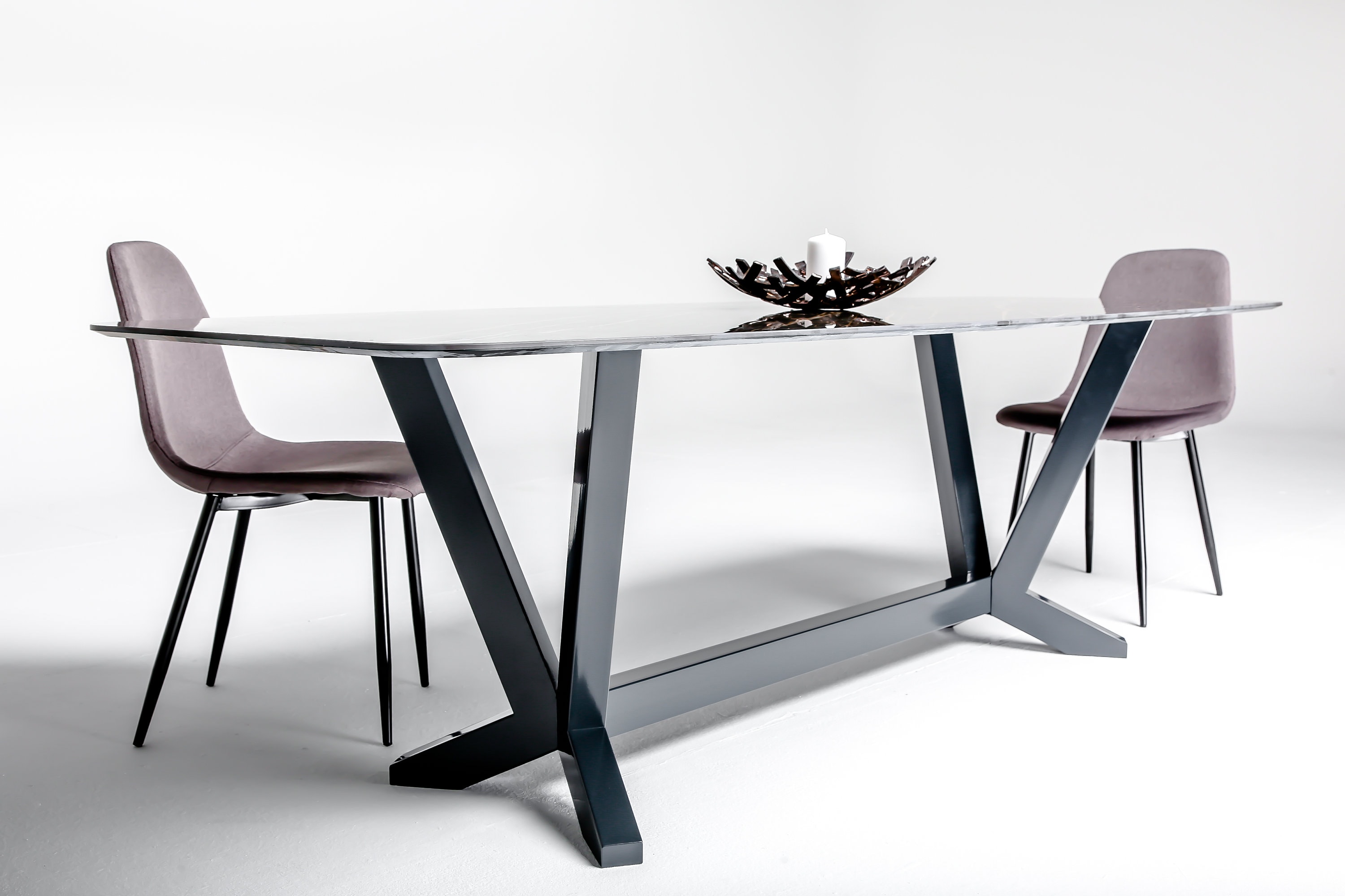 Dining Table Metal Base Table Table Base Handmade Etsy