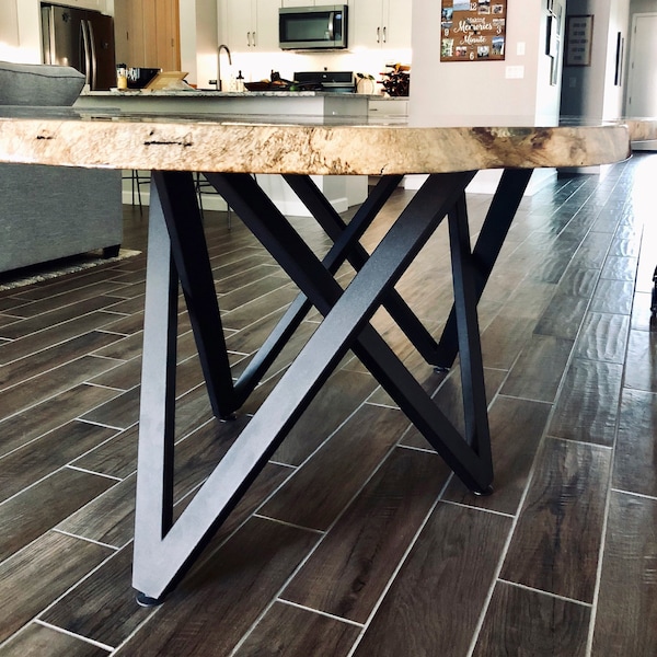 Wood Pedestal Table Base Etsy