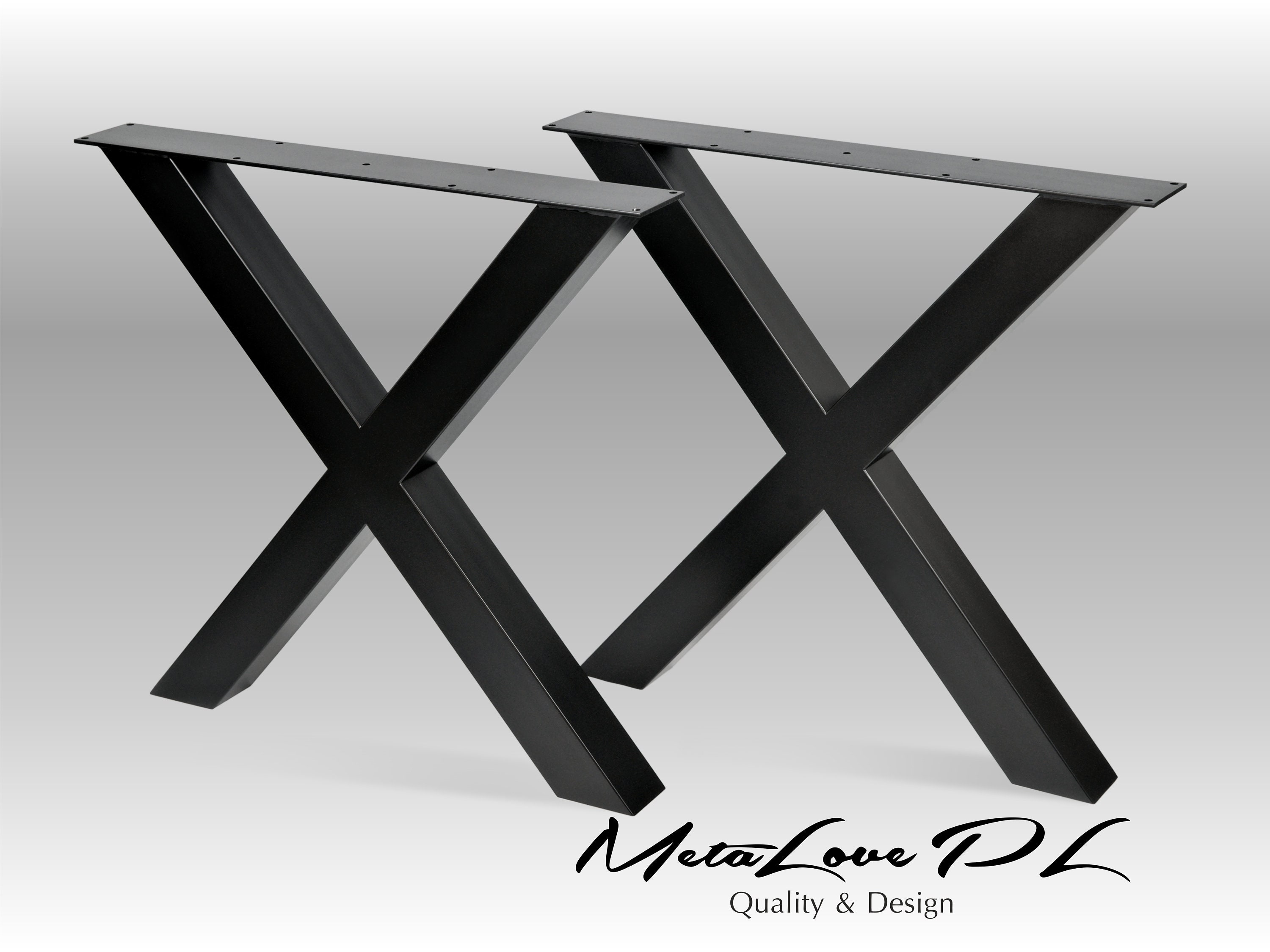 Metal Dining Table Legs. Heavy Duty Modern Desk Legs Heavy Etsy